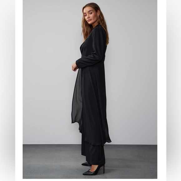 New York & Co. Long Sleeve Chiffon Blazer - Picture 2 of 6